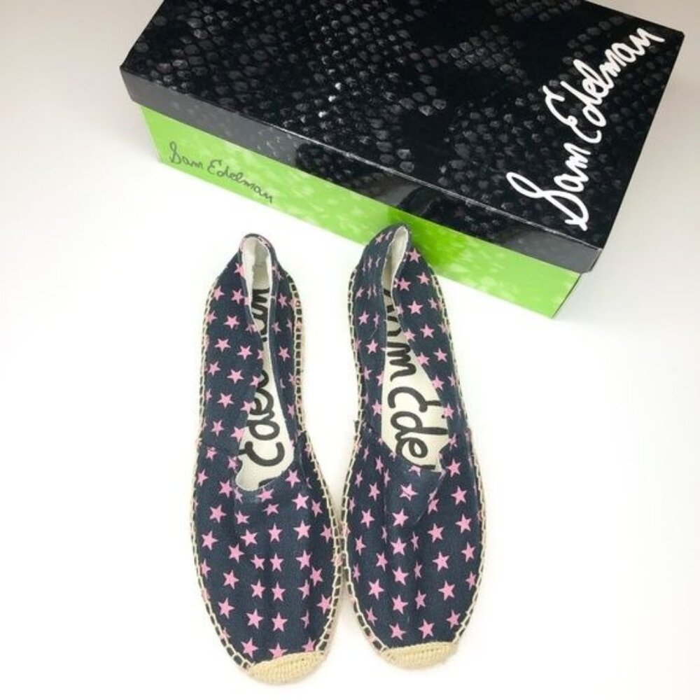 Sam Edelman Pink Star Espadrille Shoes - Picture 4 of 7